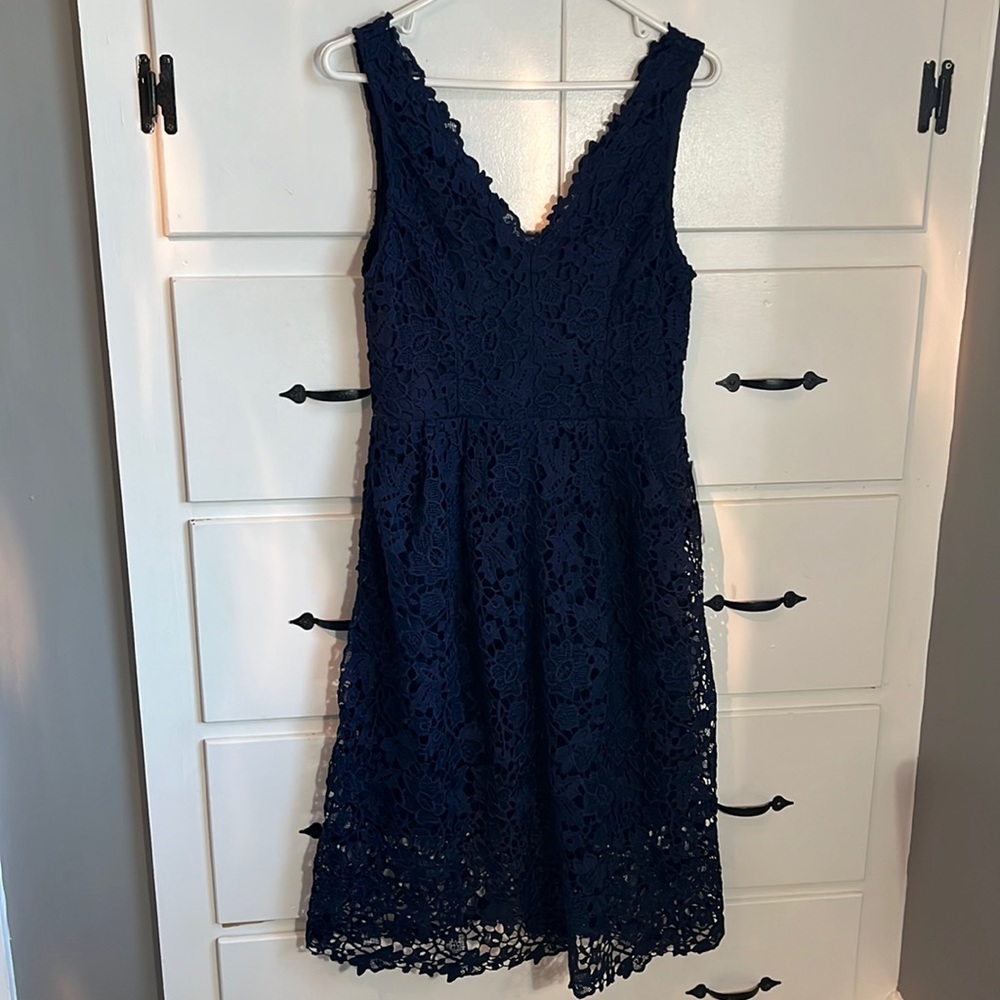 ASTR Lace Midi Dress